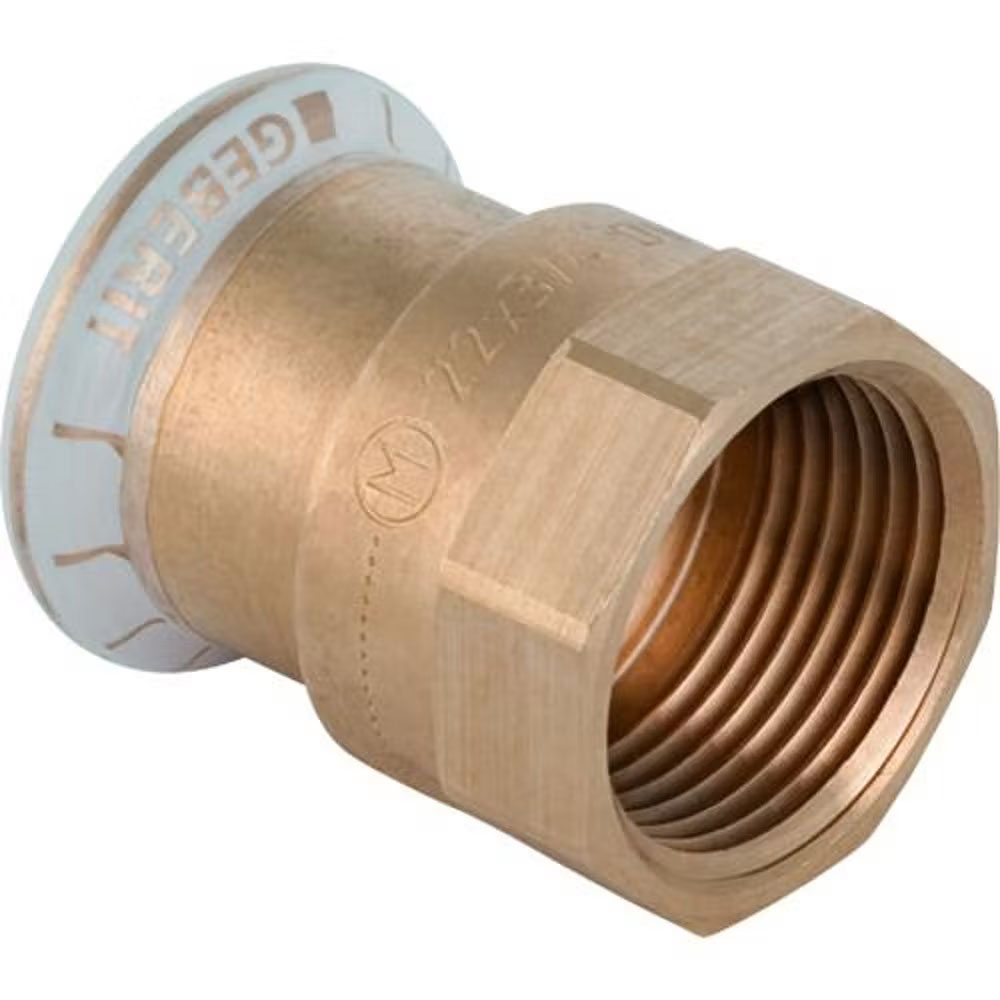 Geberit Mapress Copper Adaptor With Female Thread 15mmx1/2"