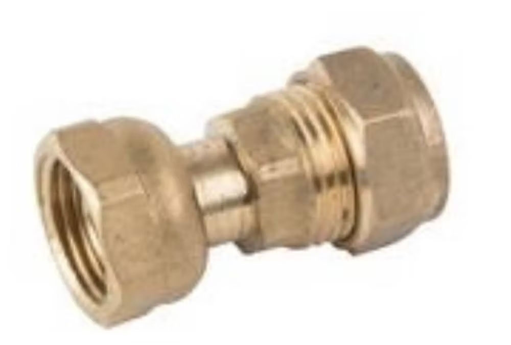 22mm x 3/4" Comp Straight Tap Connector