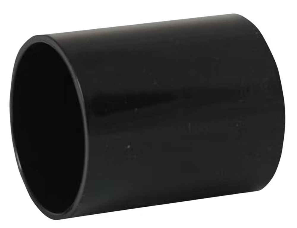 WASTE SOLVENT WELD 40mm COUPLING BLACK