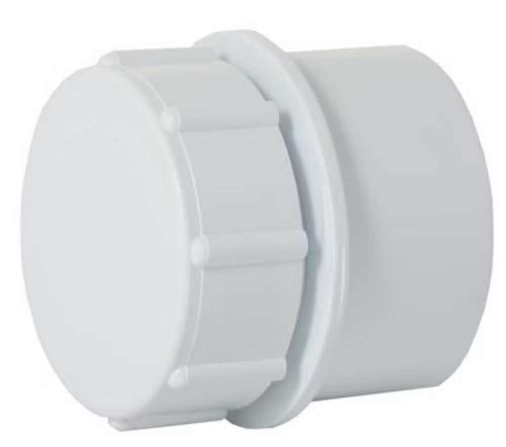 WASTE SOLVENT WELD 32mm ACCESS PLUG WHITE