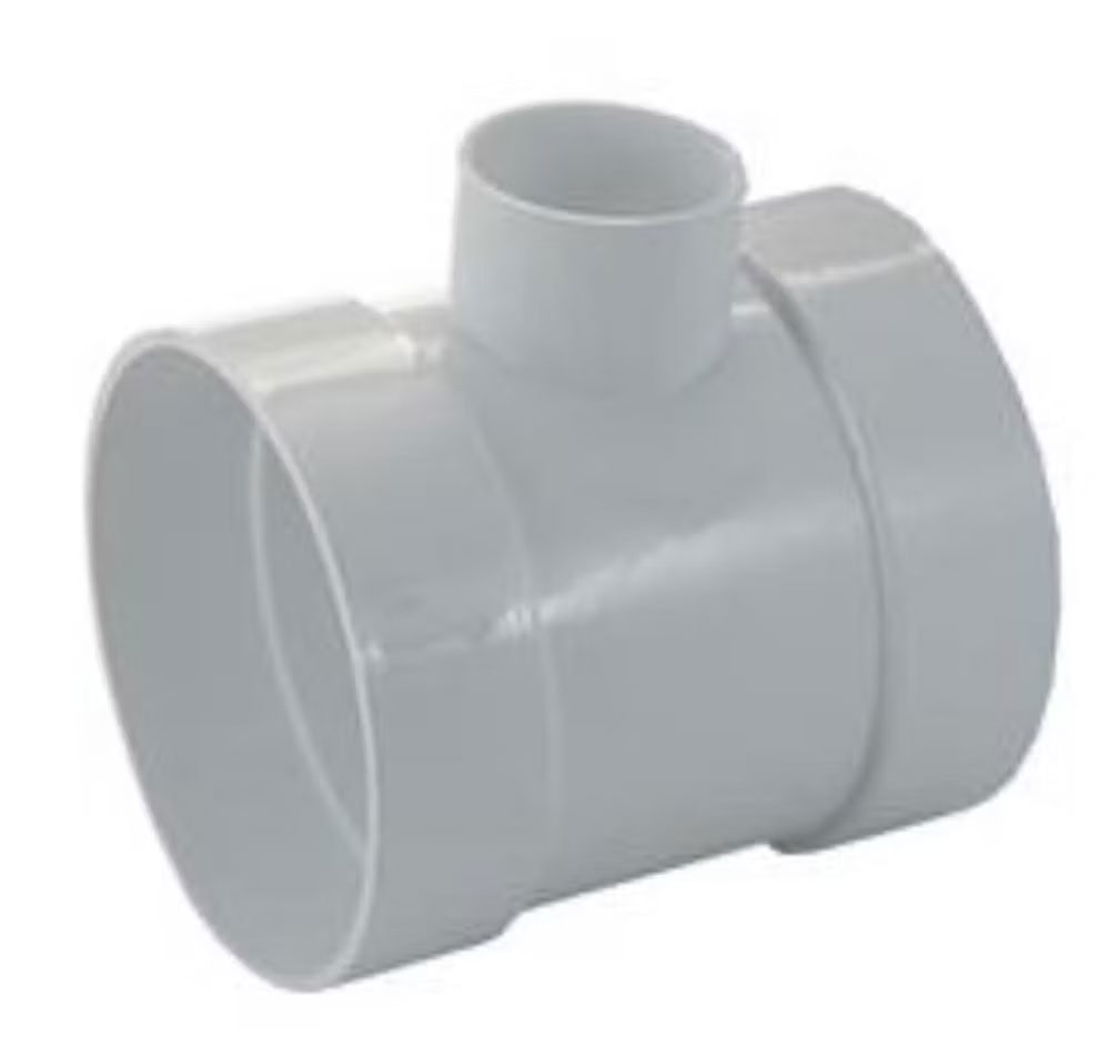 SOIL SOLVENT WELD 110MM SHORT BOSS PIPE 40MM WHITE