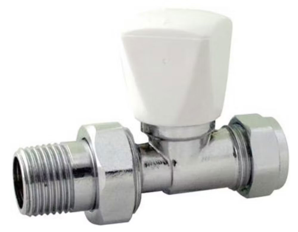 RADIATOR VALVE STRAIGHT 3/4 UNION