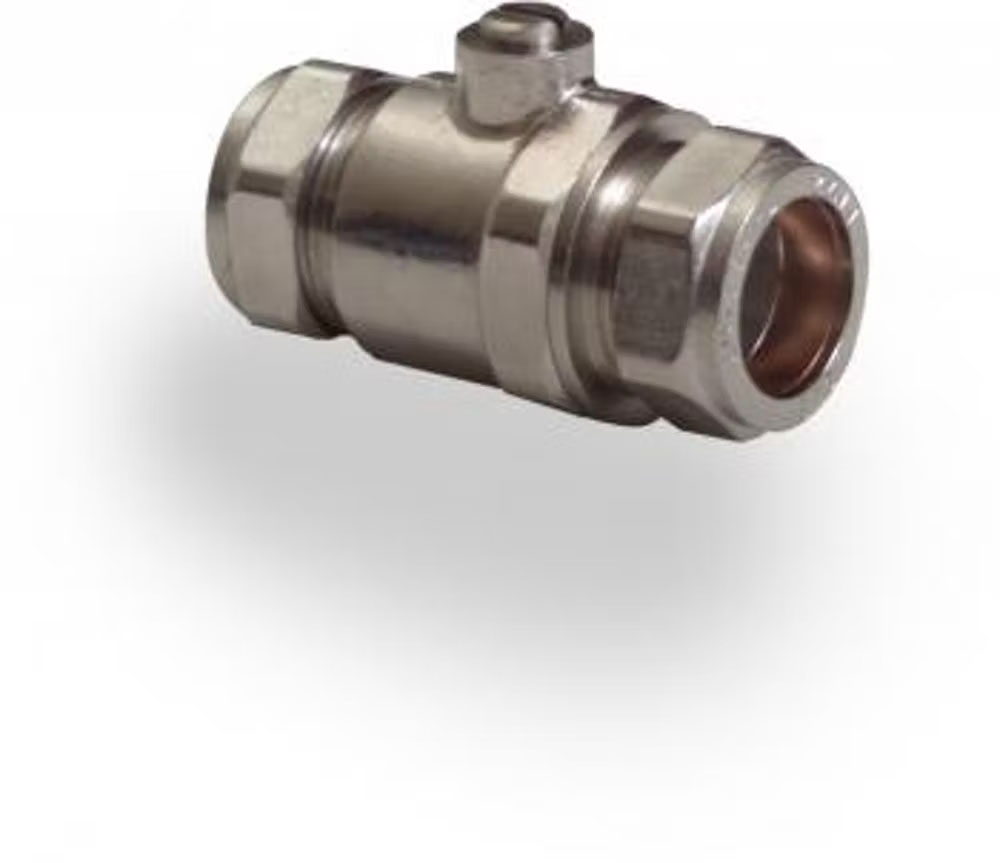 15mm Chrome Full Bore Isolating Valve