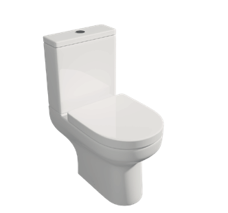 Bijou Comfort Height C/C WC Pan C/C Cistern Premium Soft Close Seat