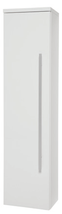 Furniture & Mirrors Purity Wall Mounted Side Unit - White Gloss H 1400 X W 355 X D 250