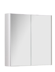 Furniture & Mirrors Arc 500mm Mirror Cabinet - White Gloss H 600 X W 500 X D 160