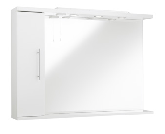 Furniture & Mirrors Encore Mirror With Side Cabinet & Lights Height 750mm