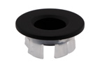 Brassware Nero Round Matt Black Overflow Ring