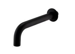 Brassware Nero Round Wall Mounted Bath Spout